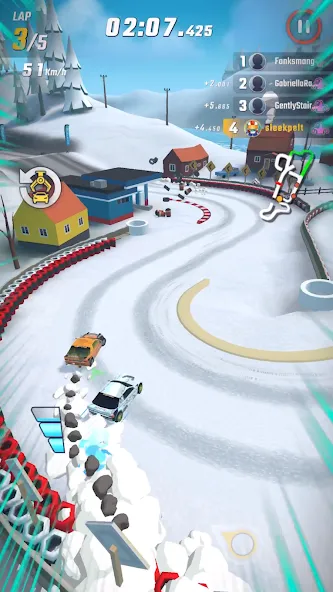 Rally Clash - Car Racing Game (Ралли Клаш) [МОД: Все открыто, Дополнительные деньги и Меню MOD] Screenshot 2