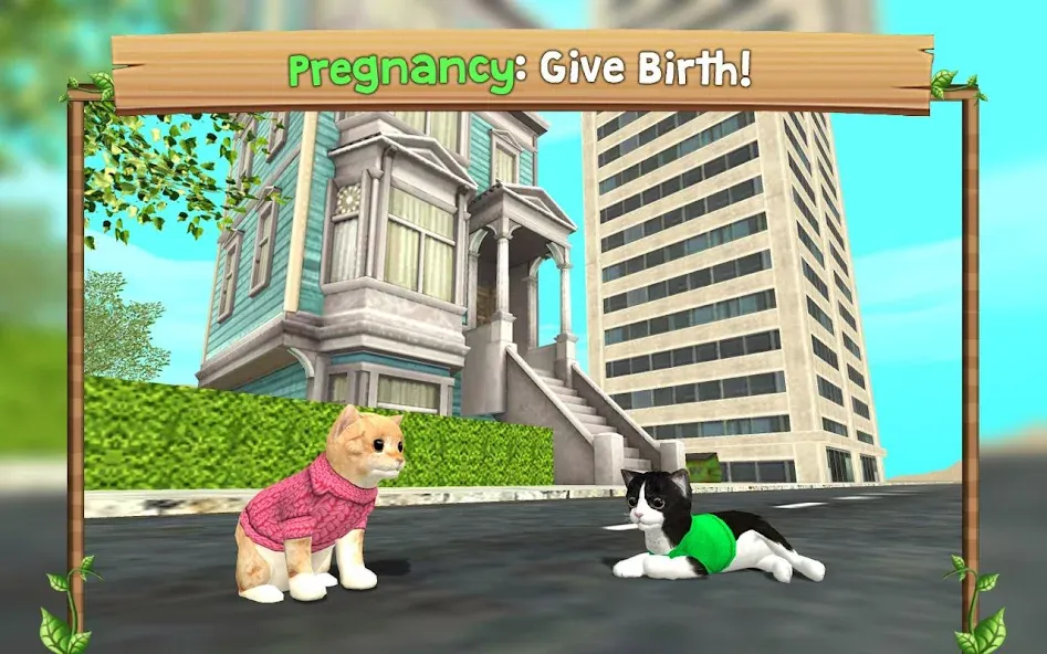 Cat Sim Online: Play with Cats [МОД: Деньги, Монеты и Меню MOD] Screenshot 3