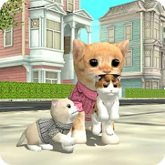 Скачать Cat Sim Online: Play with Cats [МОД: Деньги, Монеты и Меню MOD] | Взлом Cat Sim Online: Play with Cats на Андроид