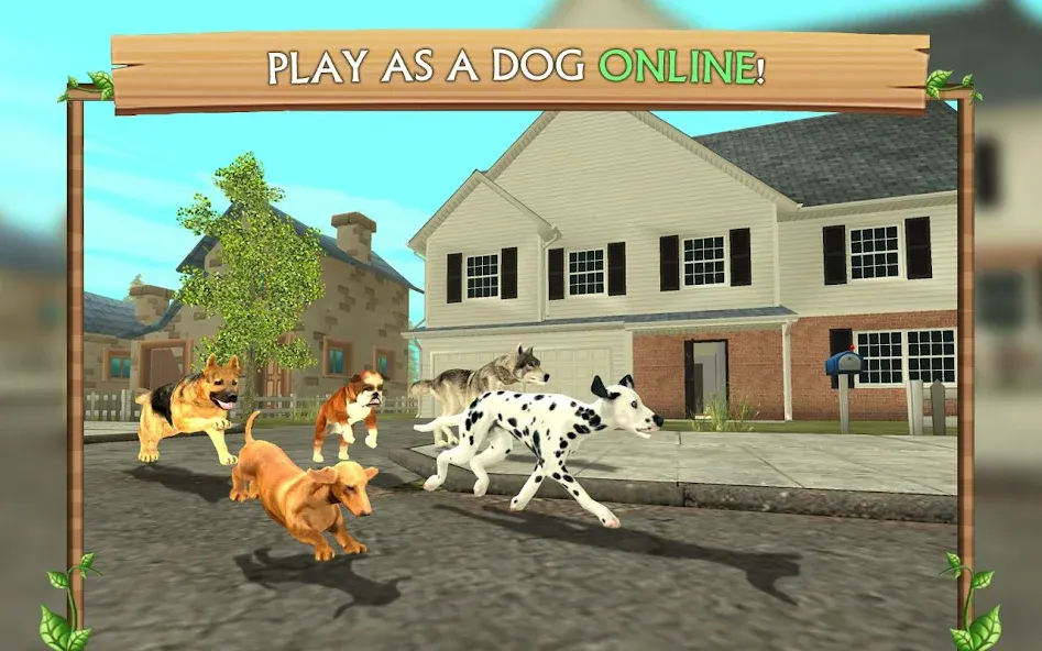 Dog Sim Online: Raise a Family [МОД: Все открыто, Дополнительные деньги и Меню MOD] Screenshot 1
