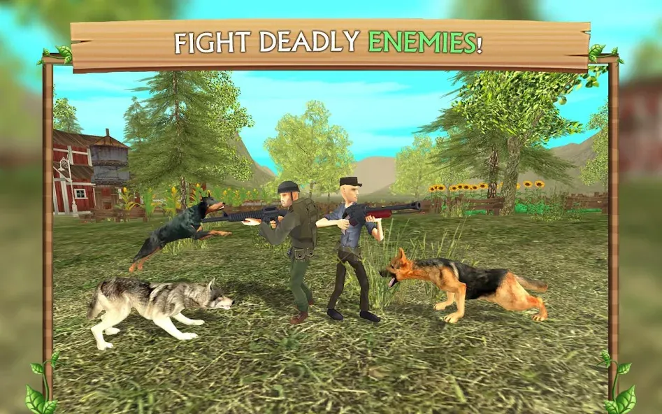 Dog Sim Online: Raise a Family [МОД: Все открыто, Дополнительные деньги и Меню MOD] Screenshot 5