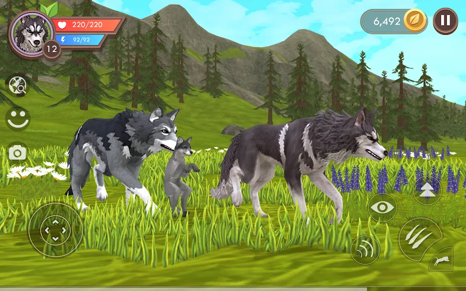 WildCraft: Animal Sim Online (Уайлдкрафт) [МОД: Много монет, Открытые уровни и Мега MOD] Screenshot 1