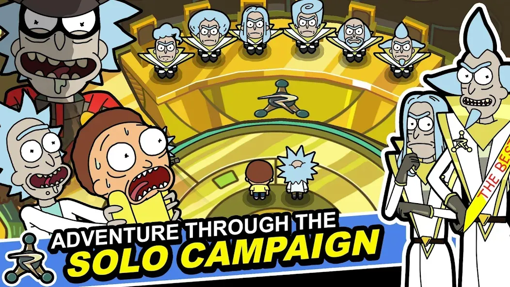 Rick and Morty: Pocket Mortys (Покет Мортис) [МОД: Много монет, Открытые уровни и Мега MOD] Screenshot 3