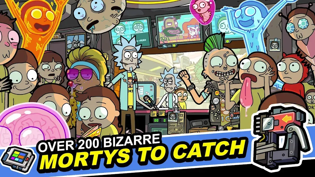 Rick and Morty: Pocket Mortys (Покет Мортис) [МОД: Много монет, Открытые уровни и Мега MOD] Screenshot 4