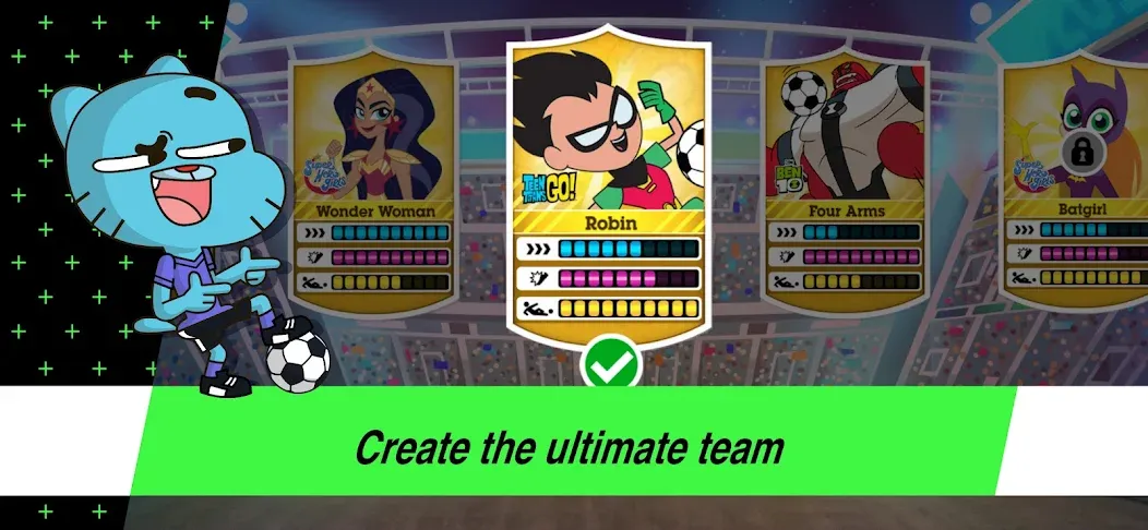 Toon Cup - Football Game [МОД: Все открыто, Дополнительные деньги и Меню MOD] Screenshot 1