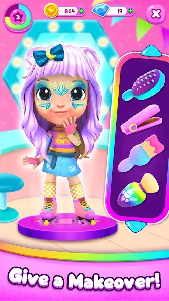 Cutie Care - Sweet Babysitter [МОД: Меню, Бесконечные монеты и Открытые уровни] Screenshot 3