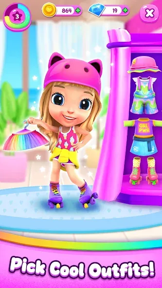 Cutie Care - Sweet Babysitter [МОД: Меню, Бесконечные монеты и Открытые уровни] Screenshot 4