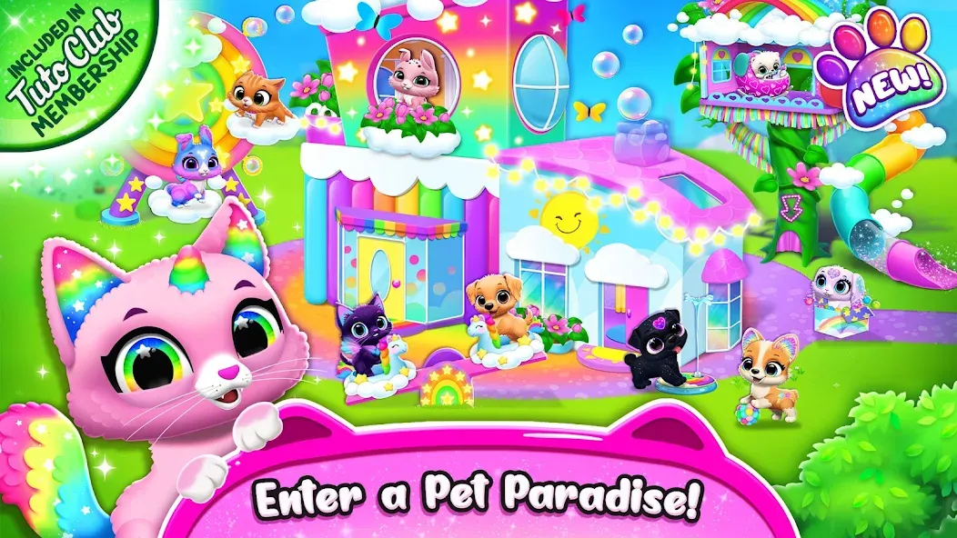 Floof - My Pet House (Флооф) [МОД: Много монет, Открытые уровни и Мега MOD] Screenshot 1