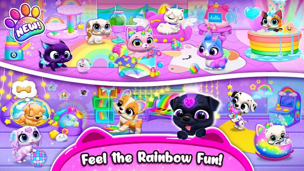 Floof - My Pet House (Флооф) [МОД: Много монет, Открытые уровни и Мега MOD] Screenshot 2