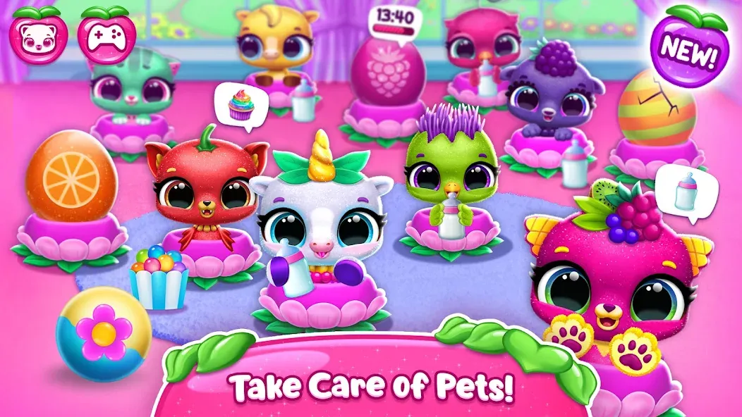 Fruitsies — Pet Friends (Фрутсиз) [MOD: Mega Mod/Меню] - Скриншот 4