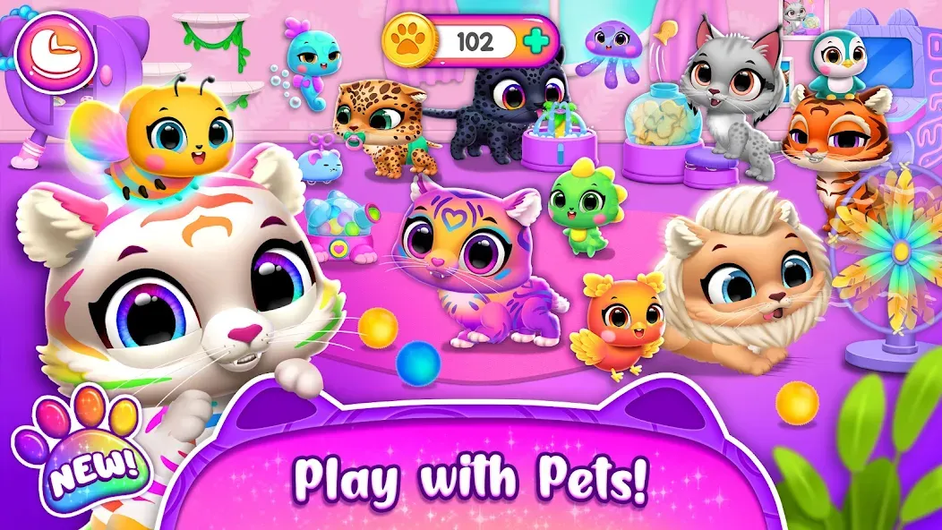 Jungle Floof - Island Pet Care (Джангл Флооф) [МОД: Все открыто, Дополнительные деньги и Меню MOD] Screenshot 2