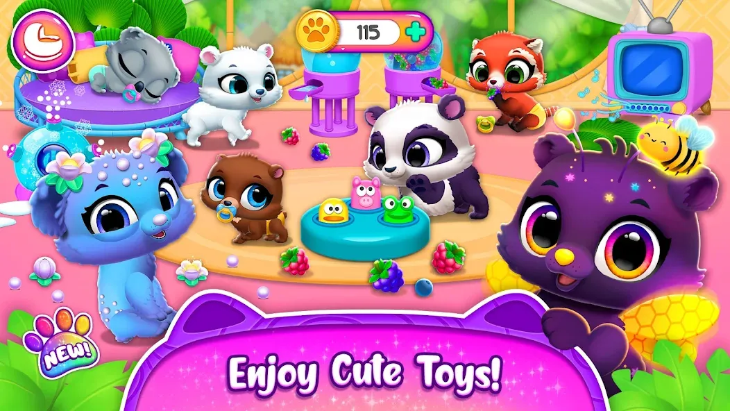 Jungle Floof - Island Pet Care (Джангл Флооф) [МОД: Все открыто, Дополнительные деньги и Меню MOD] Screenshot 3
