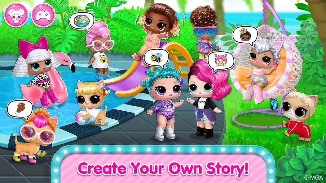 L.O.L. Surprise! Disco House [МОД: Меню, Бесконечные монеты и Открытые уровни] Screenshot 5