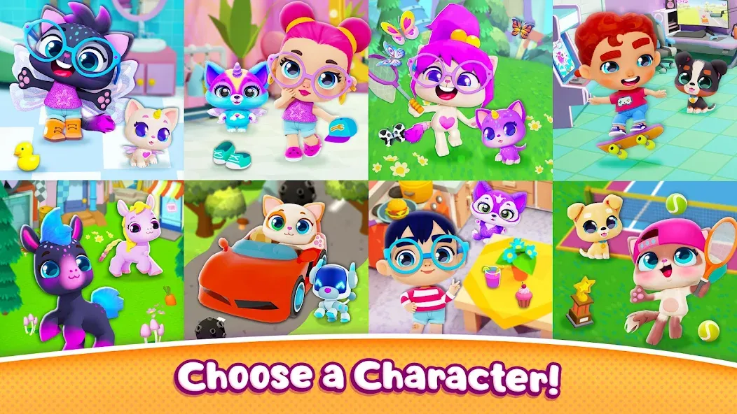 Pocket Town - Animal World [МОД: Все открыто, Дополнительные деньги и Меню MOD] Screenshot 2
