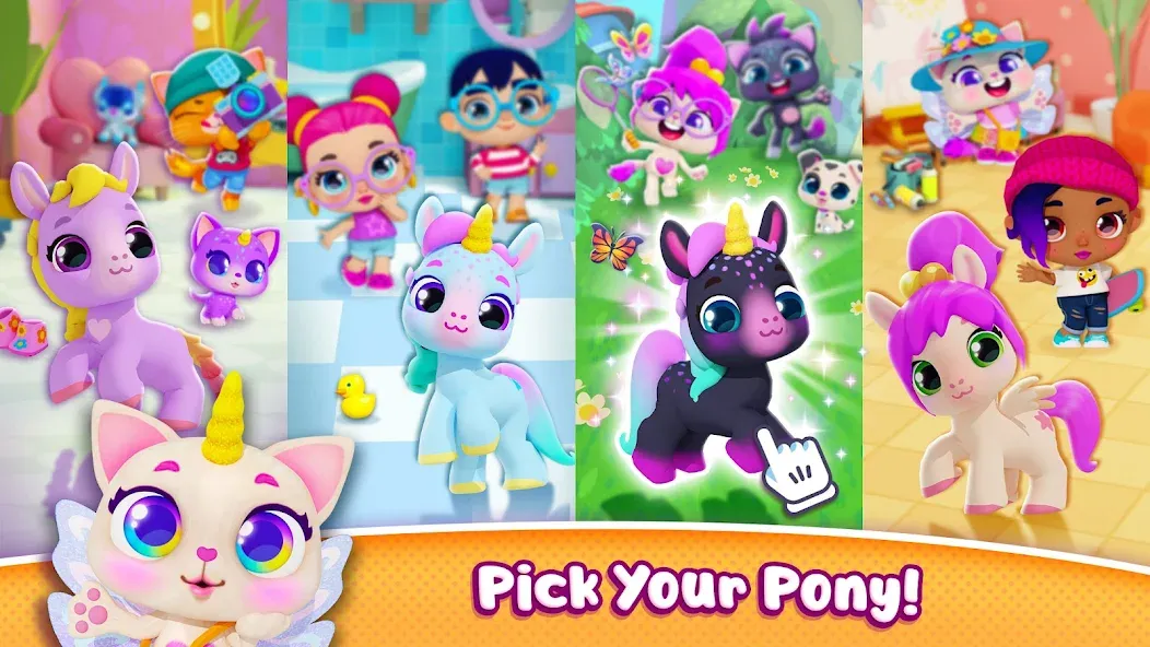 Pocket Town - Animal World [МОД: Все открыто, Дополнительные деньги и Меню MOD] Screenshot 4