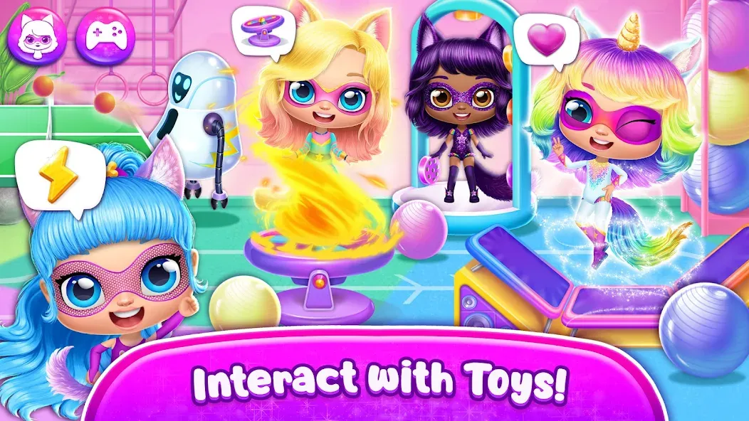 Power Girls - Fantastic Heroes [МОД: Меню, Бесконечные монеты и Открытые уровни] Screenshot 4