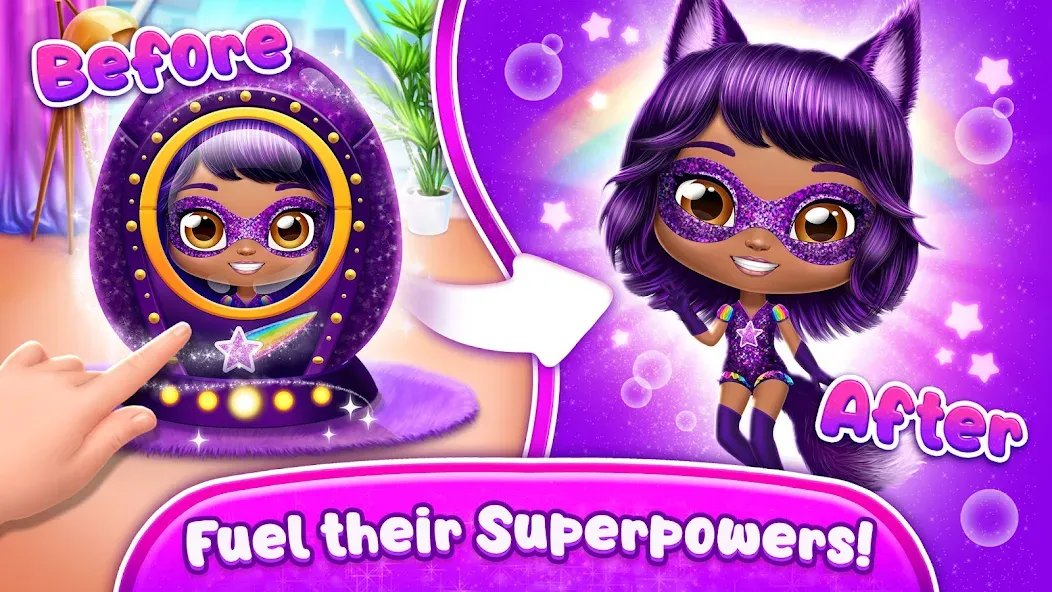 Power Girls - Fantastic Heroes [МОД: Меню, Бесконечные монеты и Открытые уровни] Screenshot 5