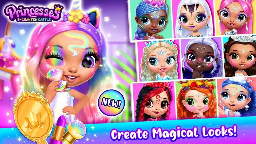 Princesses - Enchanted Castle (Принцессы) [МОД: Много монет, Открытые уровни и Мега MOD] Screenshot 4