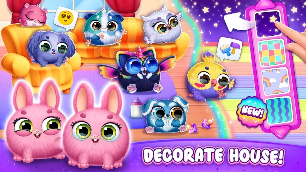 Smolsies 2 - Cute Pet Stories (Смолсис 2) [МОД: Все открыто, Дополнительные деньги и Меню MOD] Screenshot 3