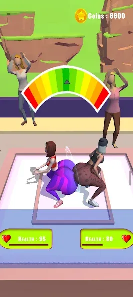 Twerk Race 3D: Belly Body Run (Тверк Рейс 3D) [МОД: Много денег, Монет и Все открыто] Screenshot 3