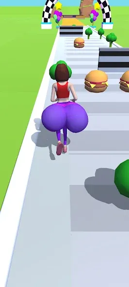 Twerk Race 3D: Belly Body Run (Тверк Рейс 3D) [МОД: Много денег, Монет и Все открыто] Screenshot 4
