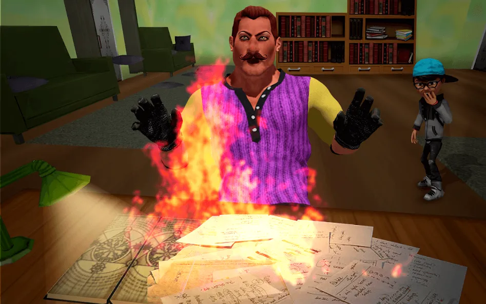 Scary Neighbor Strange Teacher [МОД: Много монет, Открытые уровни и Мега MOD] Screenshot 2