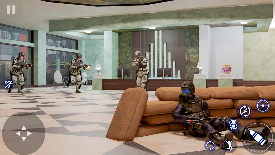 Modern Commando FPS Army Games [МОД: Бесконечные деньги, Монеты и Мега MOD] Screenshot 2
