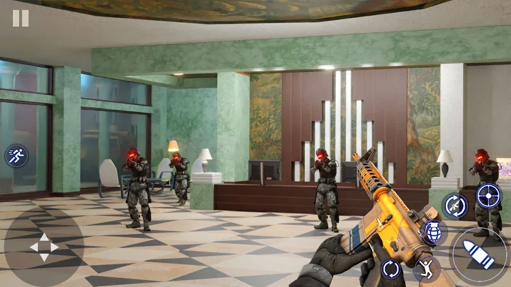 Modern Commando FPS Army Games [МОД: Бесконечные деньги, Монеты и Мега MOD] Screenshot 4
