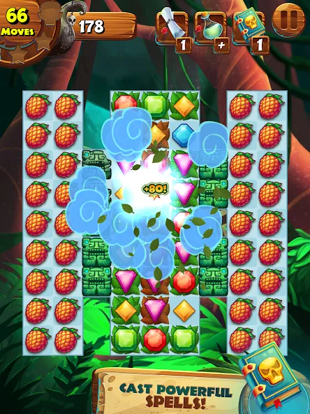 Jungle Mash (Джангл Маш) [МОД: Все открыто, Дополнительные деньги и Меню MOD] Screenshot 1