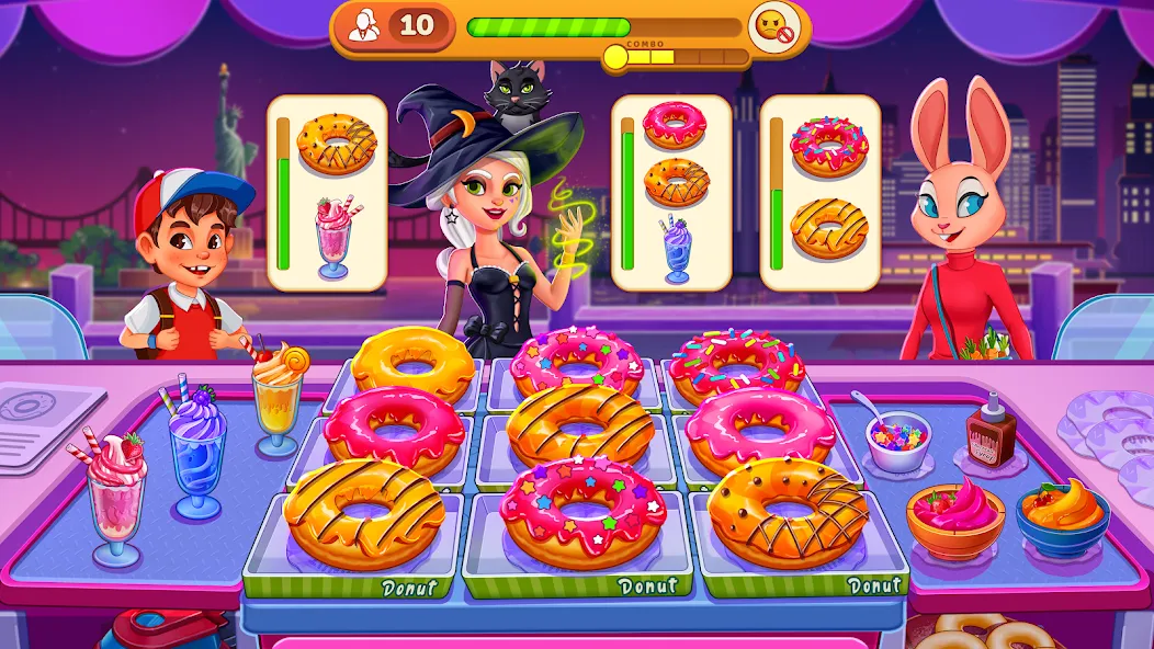 Cooking Max: Restaurant Games (Кукинг Макс) [МОД: Меню, Бесконечные монеты и Открытые уровни] Screenshot 3