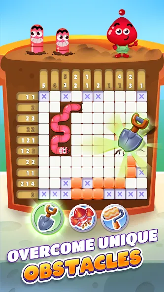Nono Crossing Picture Nonogram (Ноно Кроссинг) [МОД: Все открыто, Дополнительные деньги и Меню MOD] Screenshot 3