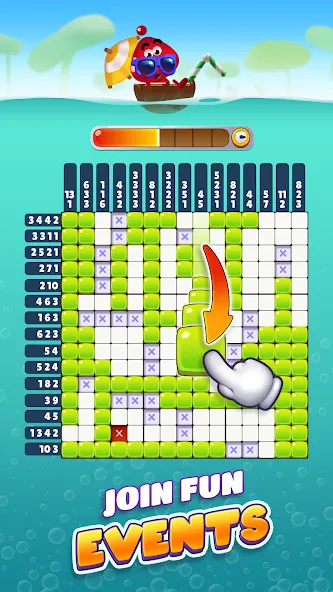 Nono Crossing Picture Nonogram (Ноно Кроссинг) [МОД: Все открыто, Дополнительные деньги и Меню MOD] Screenshot 5