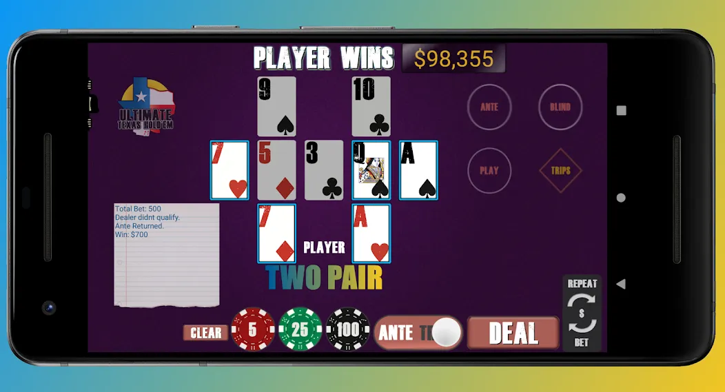 Texas Ultimate Holdem (Техасский Ультимейт Холдем) [МОД: Бесконечные деньги, Монеты и Мега MOD] Screenshot 2