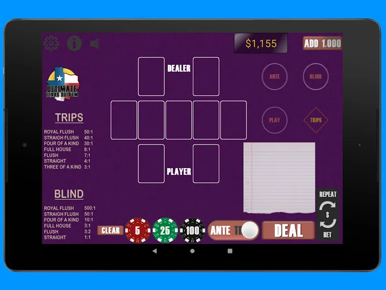 Texas Ultimate Holdem (Техасский Ультимейт Холдем) [МОД: Бесконечные деньги, Монеты и Мега MOD] Screenshot 4