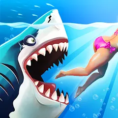 Скачать Hungry Shark World (Хангри Шарк Ворлд) [МОД: Много монет, Открытые уровни и Мега MOD] | Взлом Hungry Shark World на Андроид