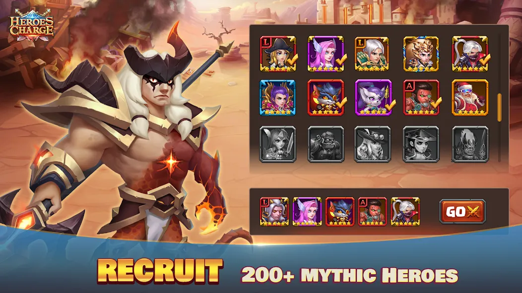 Heroes Charge (Хироес Чардж) [МОД: Бесконечные деньги, Монеты и Мега MOD] Screenshot 4