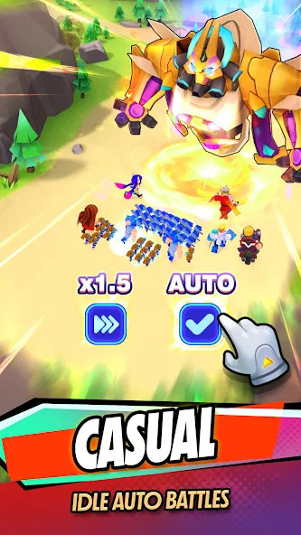 Paper Heroes™️ [МОД: Деньги, Монеты и Меню MOD] Screenshot 4