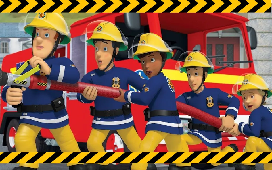 Fireman sam Truck rescue (Пожарный Сэм и спасение на грузовике) [МОД: Меню, Бесконечные монеты и Открытые уровни] Screenshot 1