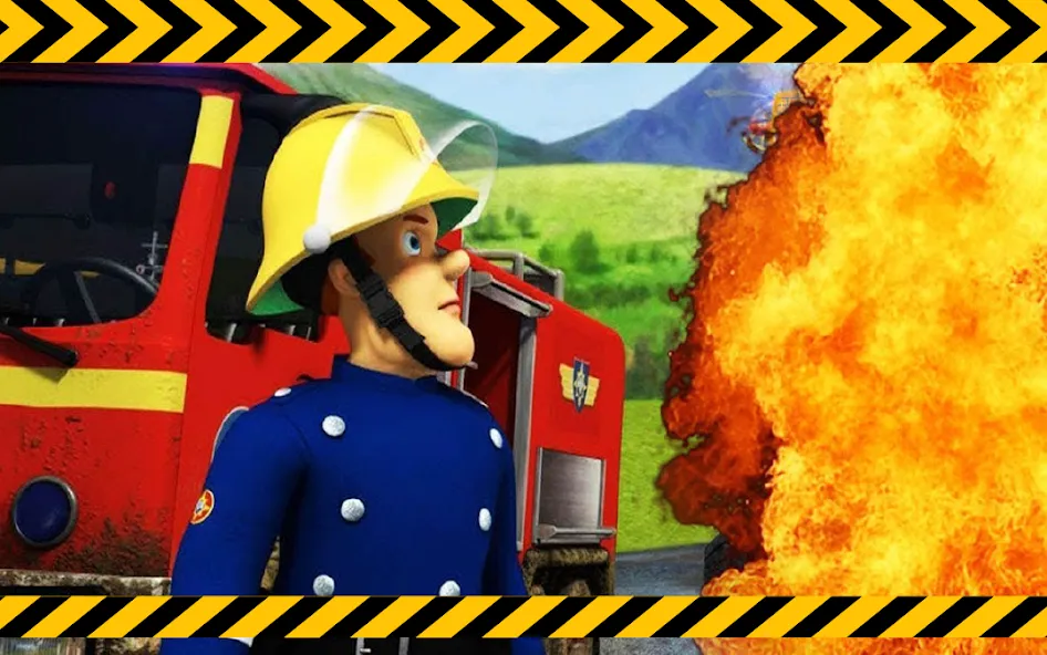 Fireman sam Truck rescue (Пожарный Сэм и спасение на грузовике) [МОД: Меню, Бесконечные монеты и Открытые уровни] Screenshot 4