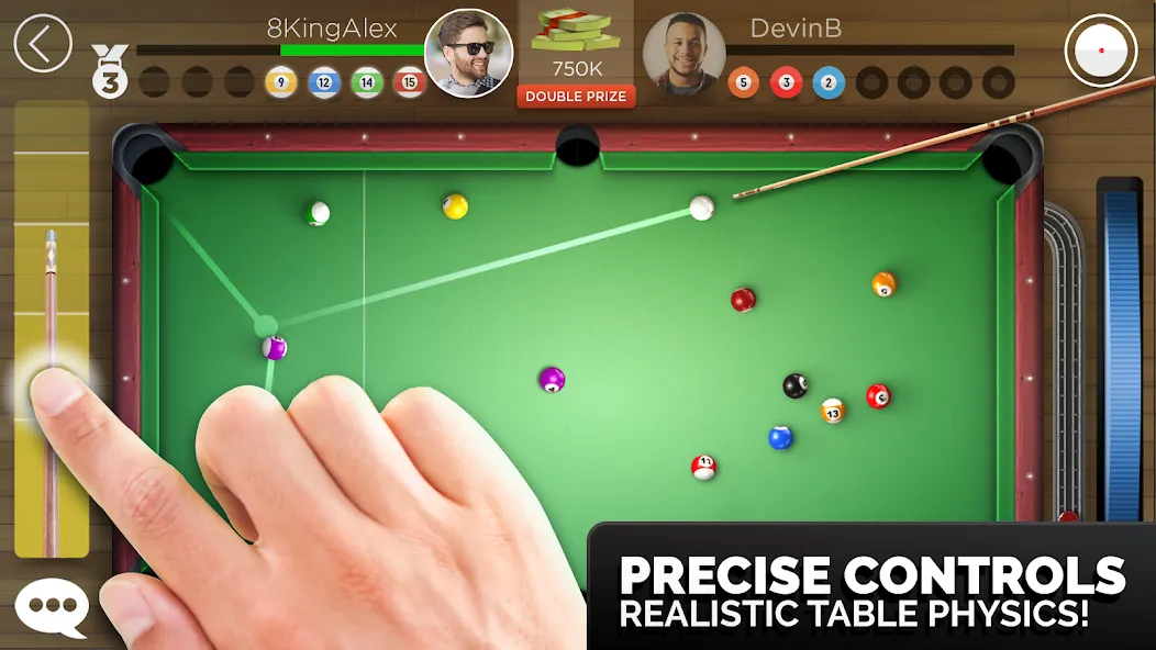 Kings of Pool - Online 8 Ball (Кингс оф Пул) [МОД: Все открыто, Дополнительные деньги и Меню MOD] Screenshot 2