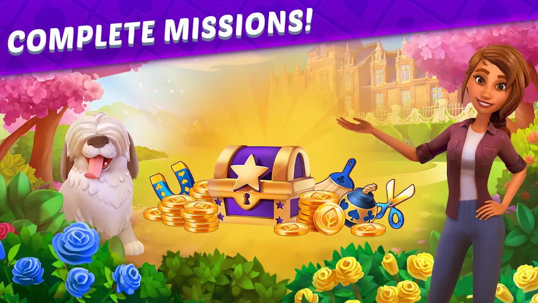 Solitaire Story — Ava's Manor [MOD: Разблокировано] - Скриншот 5