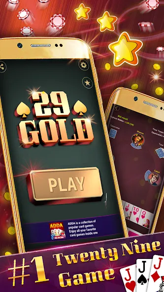 Play 29 Gold offline (Плей 29 Голд оффлайн) [МОД: Меню, Бесконечные монеты и Открытые уровни] Screenshot 1
