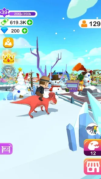 Dino Tycoon - 3D Building Game [МОД: Бесконечные деньги, Монеты и Мега MOD] Screenshot 5