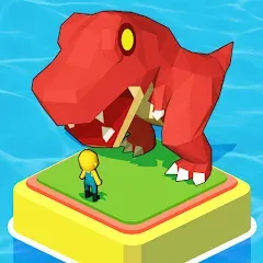 Скачать Dino Tycoon - 3D Building Game [МОД: Бесконечные деньги, Монеты и Мега MOD] | Взлом Dino Tycoon - 3D Building Game на Андроид