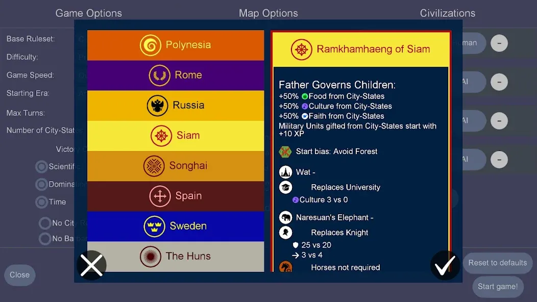 Unciv (Унцив) [МОД: Деньги, Монеты и Меню MOD] Screenshot 5