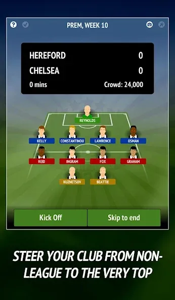 Football Chairman (Soccer) (Футбольный председатель) [МОД: Все открыто, Дополнительные деньги и Меню MOD] Screenshot 2