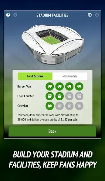 Football Chairman (Soccer) (Футбольный председатель) [МОД: Все открыто, Дополнительные деньги и Меню MOD] Screenshot 3
