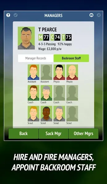 Football Chairman (Soccer) (Футбольный председатель) [МОД: Все открыто, Дополнительные деньги и Меню MOD] Screenshot 4