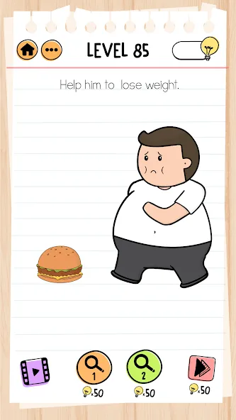 Brain Test 2: Tricky Stories (Брейн тест 2) [МОД: Меню, Бесконечные монеты и Открытые уровни] Screenshot 1