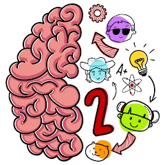Скачать Brain Test 2: Tricky Stories (Брейн тест 2) [МОД: Меню, Бесконечные монеты и Открытые уровни] | Взлом Brain Test 2: Tricky Stories на Андроид